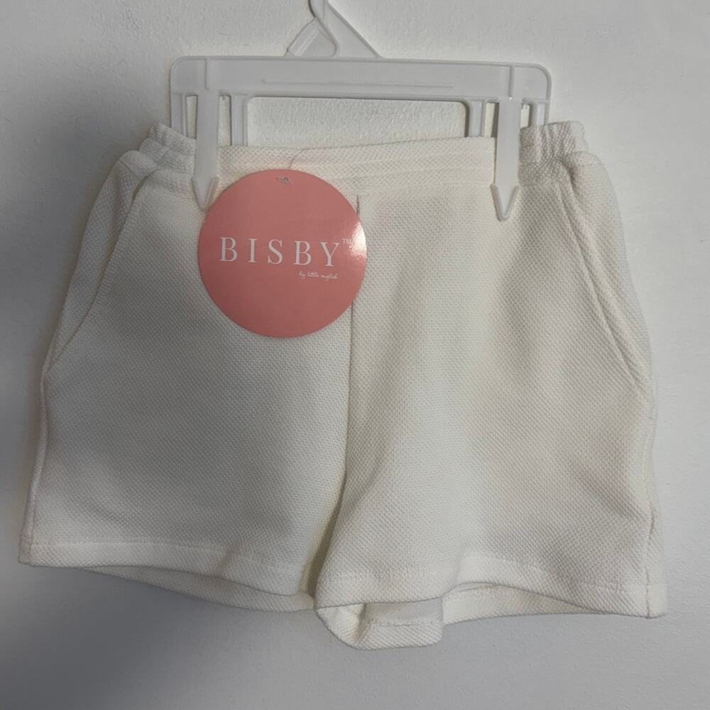 Bisby Pink White Basic Shorts size 7